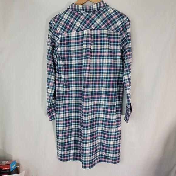 Vineyard Vines- NWT- Women's Plaid long sleeve dress- size 4 - Picture 9 of 9